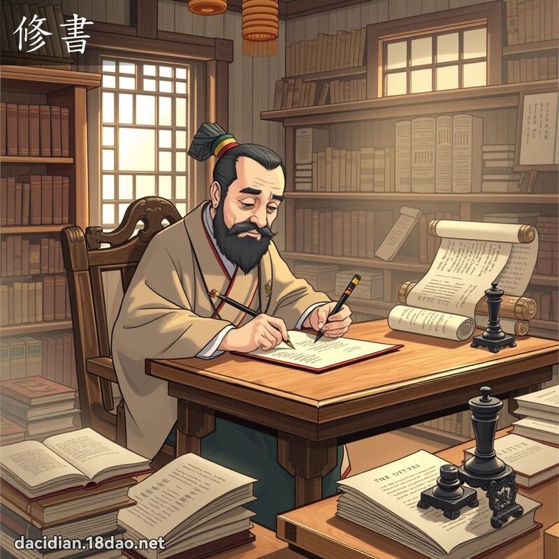 修書 - 國語大辭典配圖
