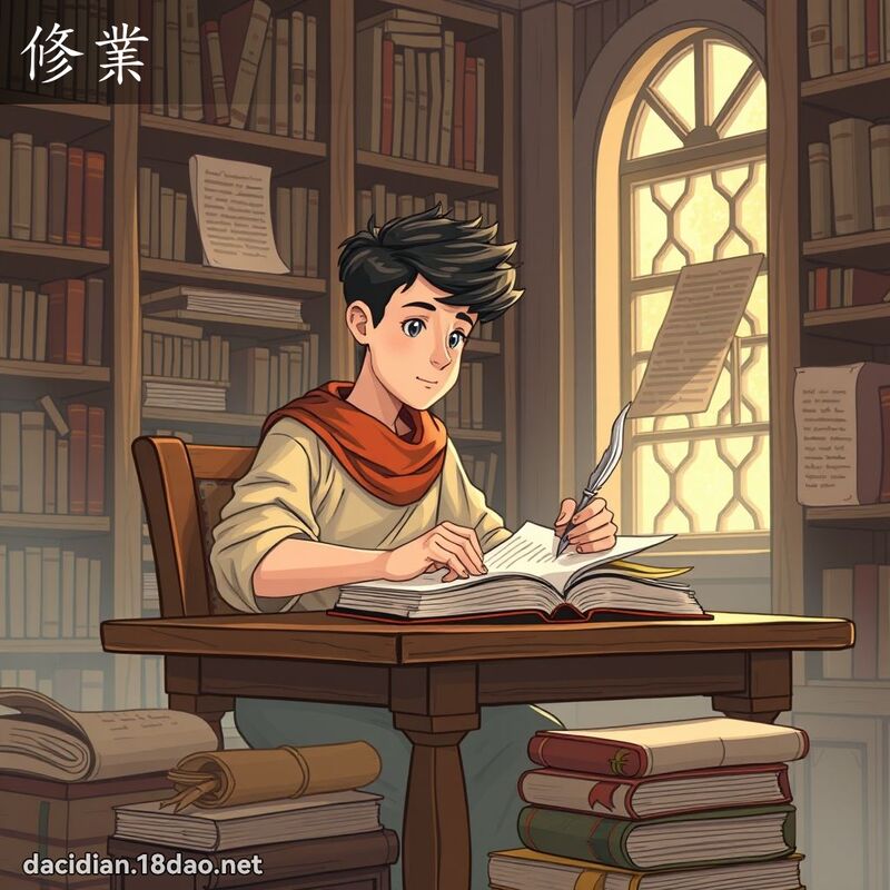 修業 - 國語大辭典配圖