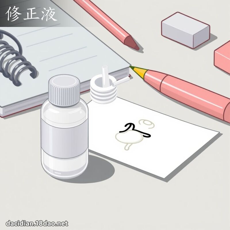 修正液 - 国语大辞典配图