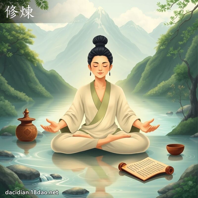 修炼 - 国语大辞典配图