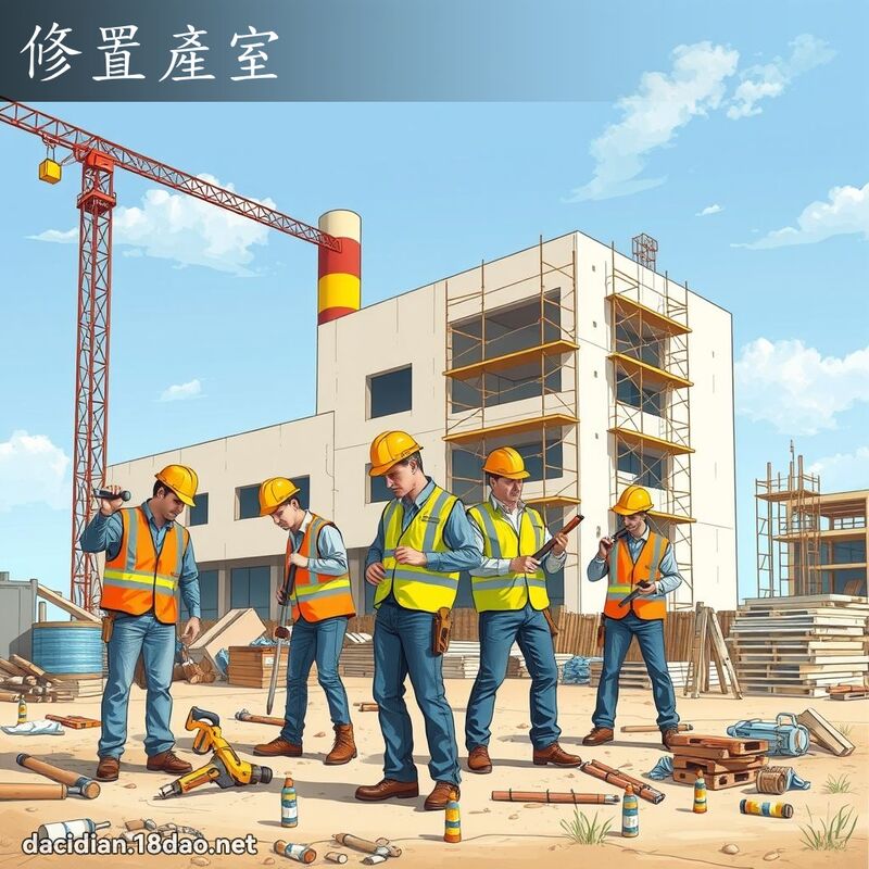 修置产室 - 国语大辞典配图