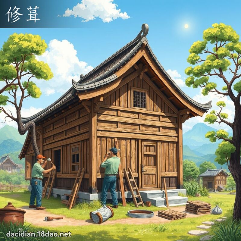 修葺 - 国语大辞典配图