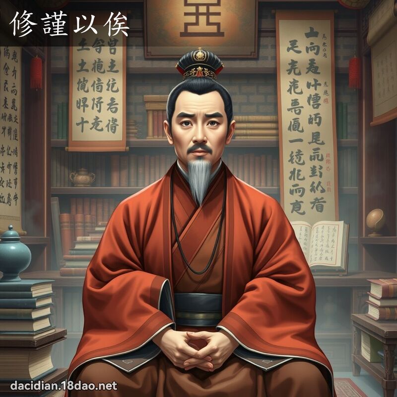 修謹以俟 - 國語大辭典配圖