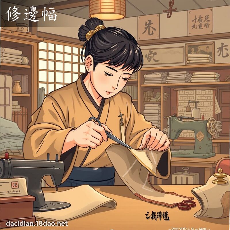 修边幅 - 国语大辞典配图