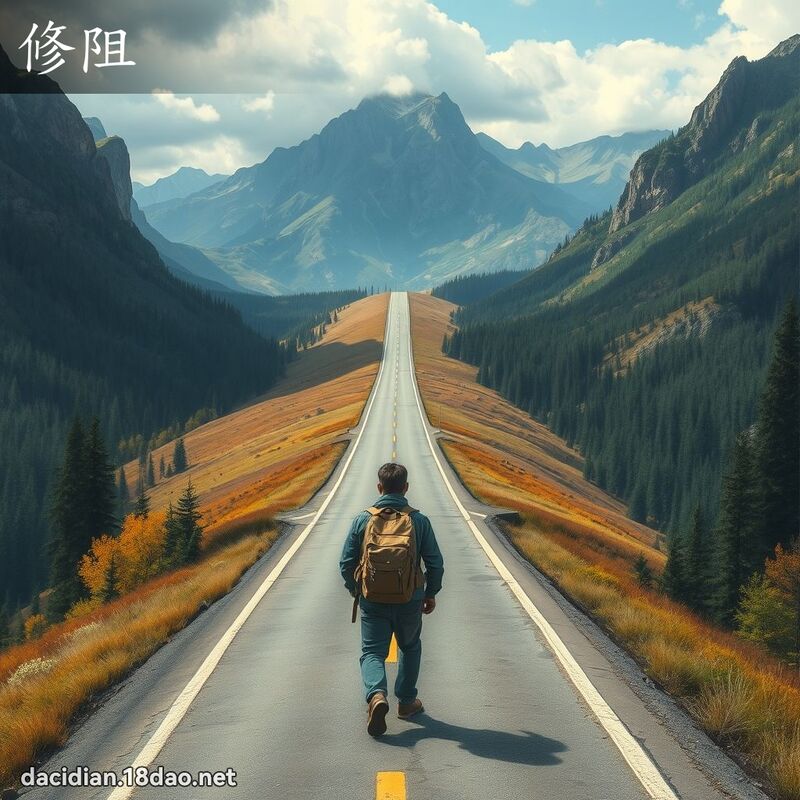 修阻 - 國語大辭典配圖