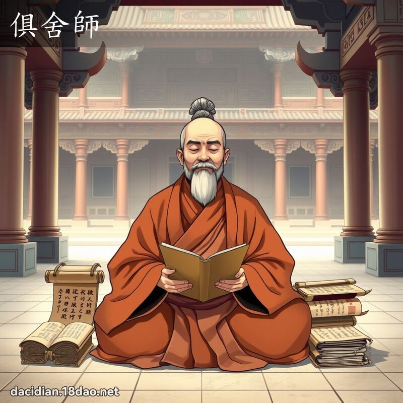 俱舍师 - 国语大辞典配图