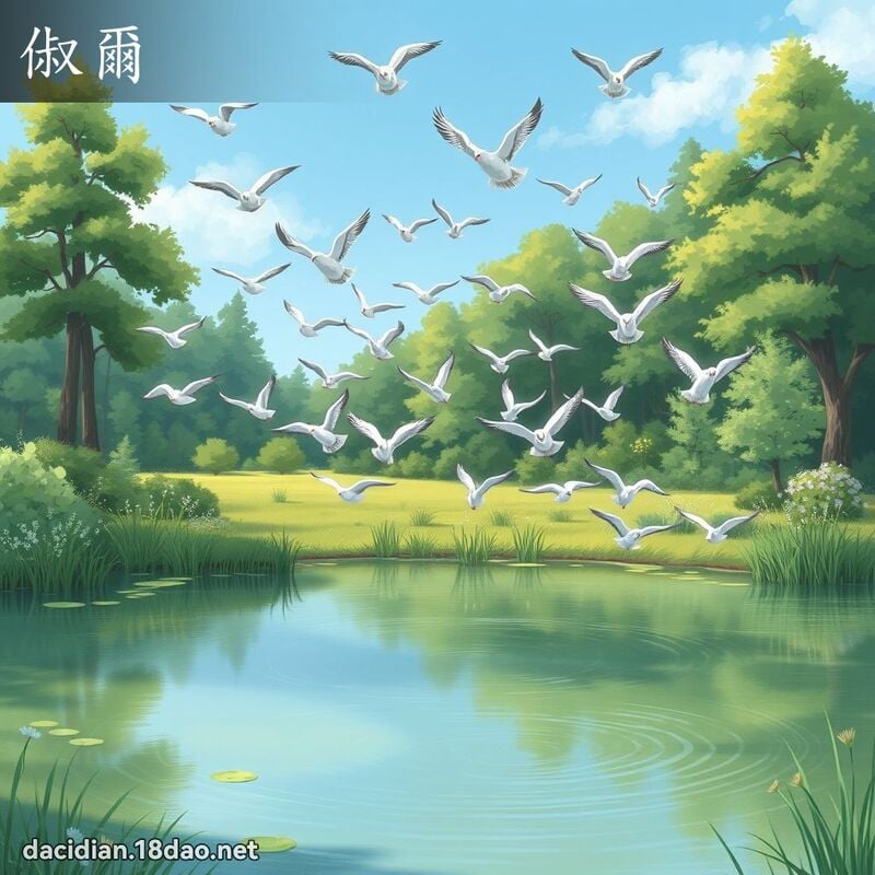 俶爾 - 國語大辭典配圖