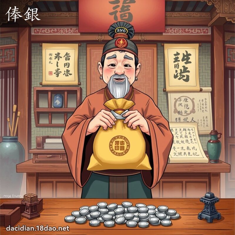 俸银 - 国语大辞典配图