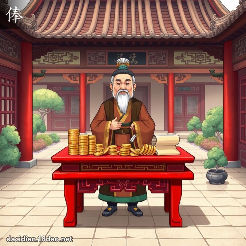 俸 - 國語大辭典配圖