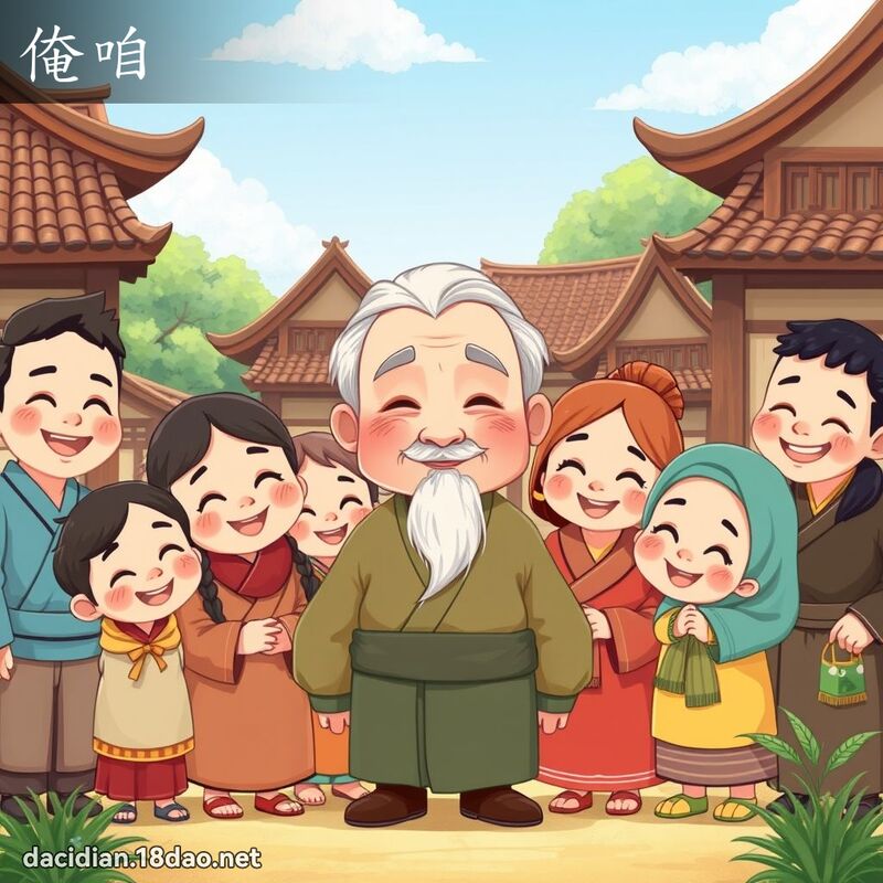 俺咱 - 國語大辭典配圖