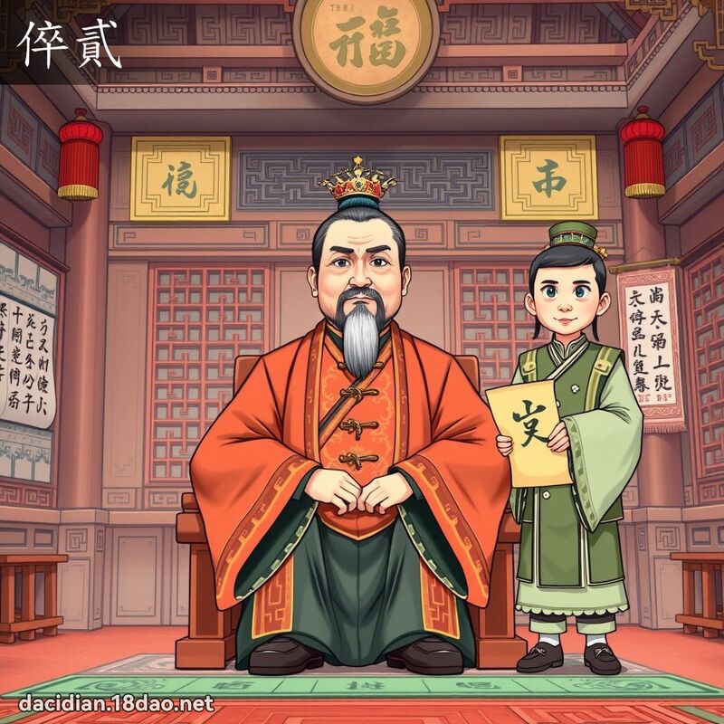 倅贰 - 国语大辞典配图