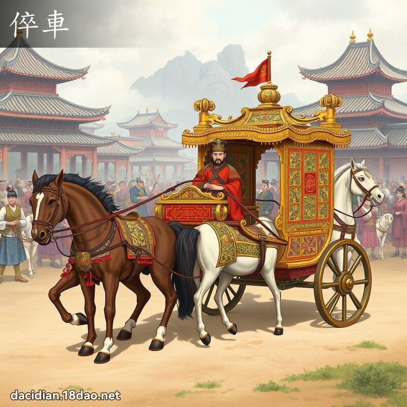 倅車 - 國語大辭典配圖