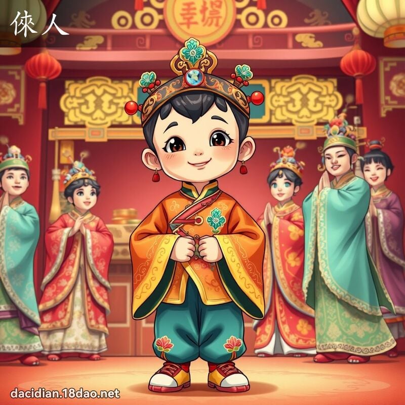 倈人 - 国语大辞典配图