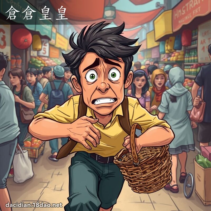 倉倉皇皇 - 國語大辭典配圖
