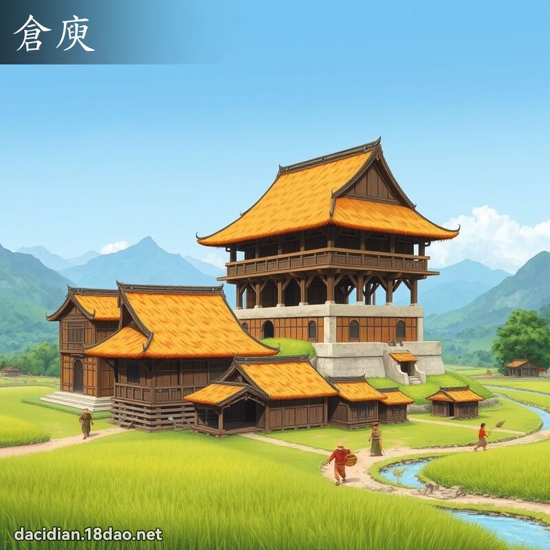 仓庾 - 国语大辞典配图