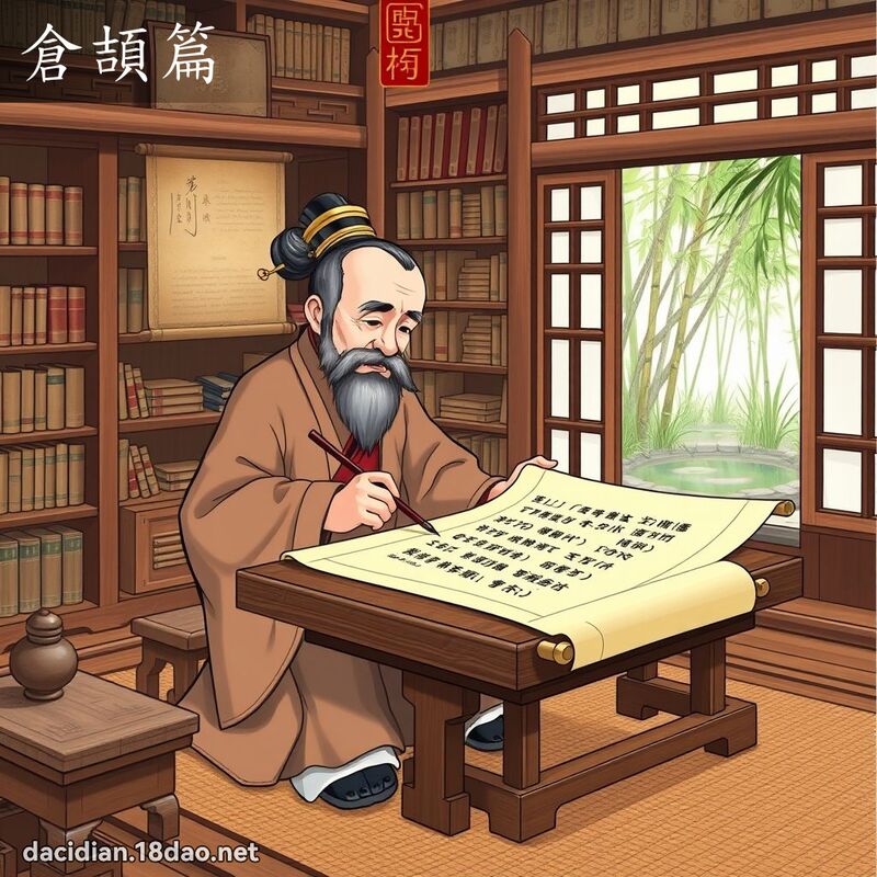 倉頡篇 - 國語大辭典配圖