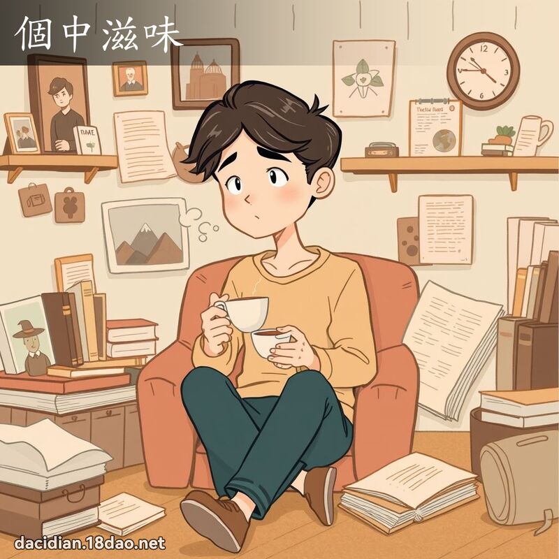 個中滋味 - 國語大辭典配圖