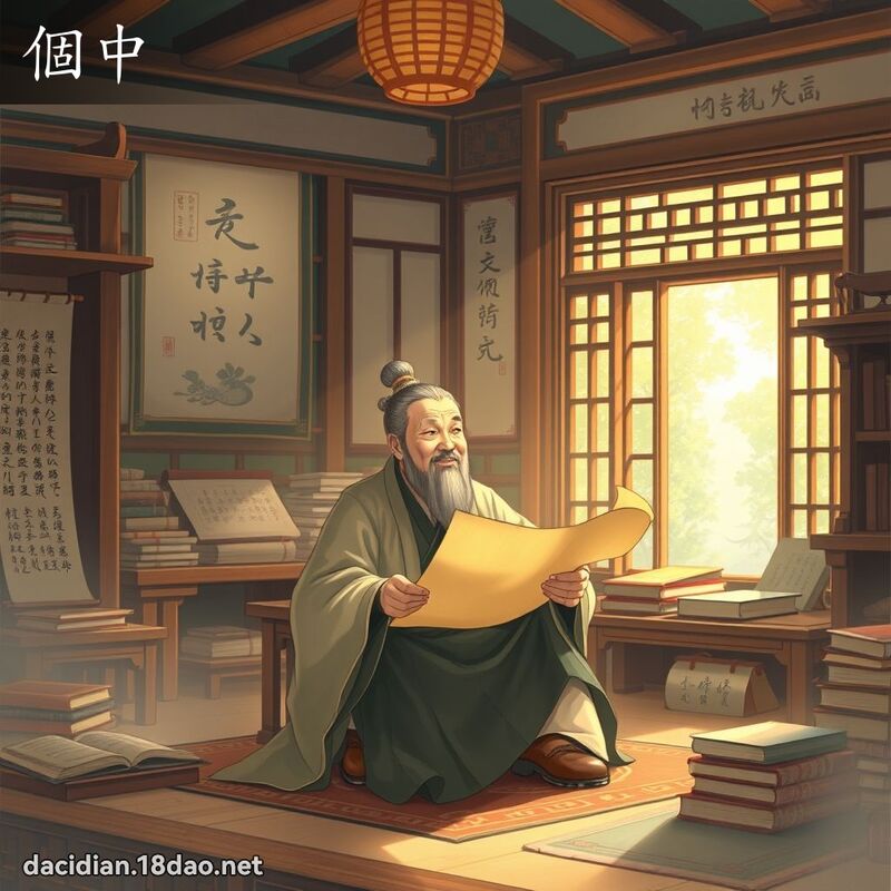 個中 - 國語大辭典配圖