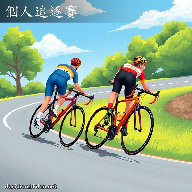 個人追逐賽 - 國語大辭典配圖