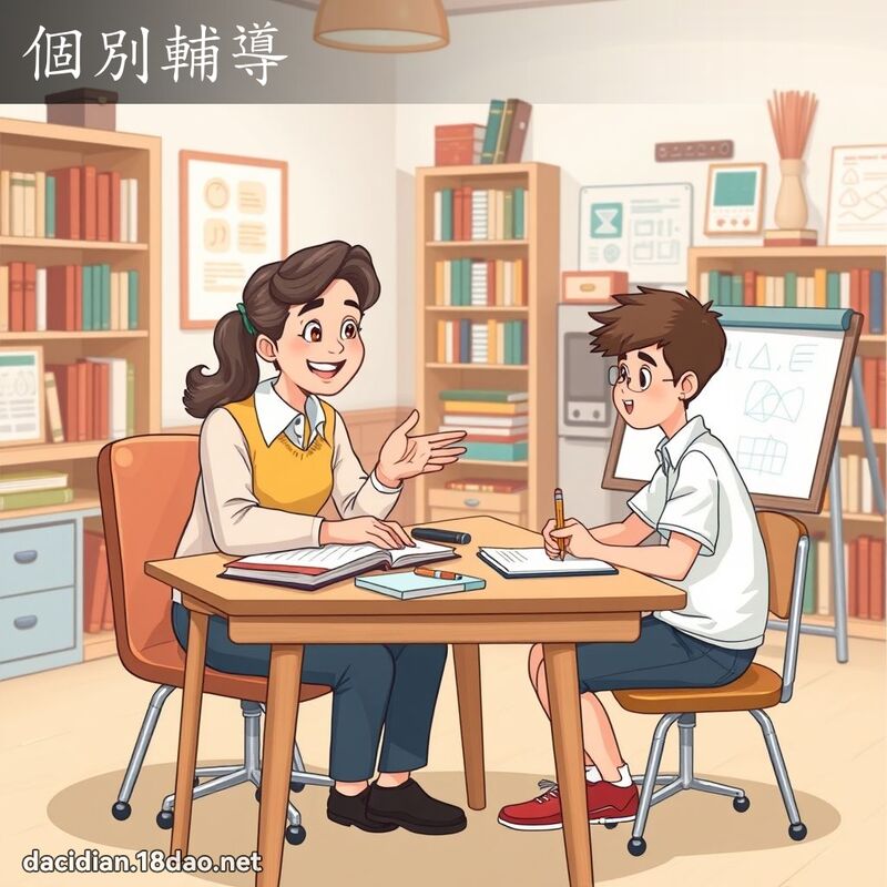 個別輔導 - 國語大辭典配圖