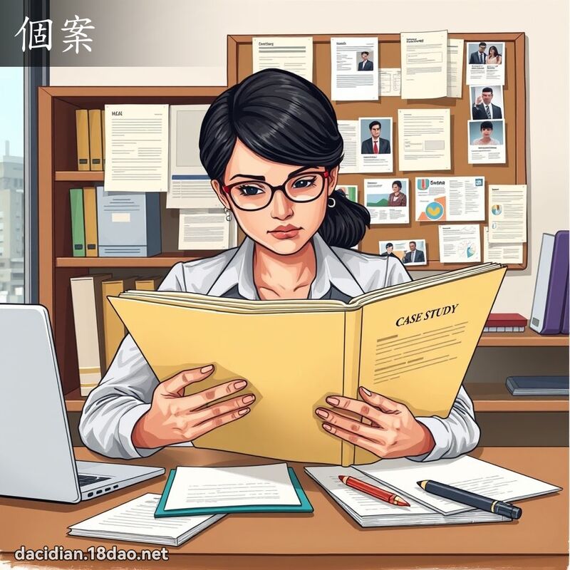 個案 - 國語大辭典配圖