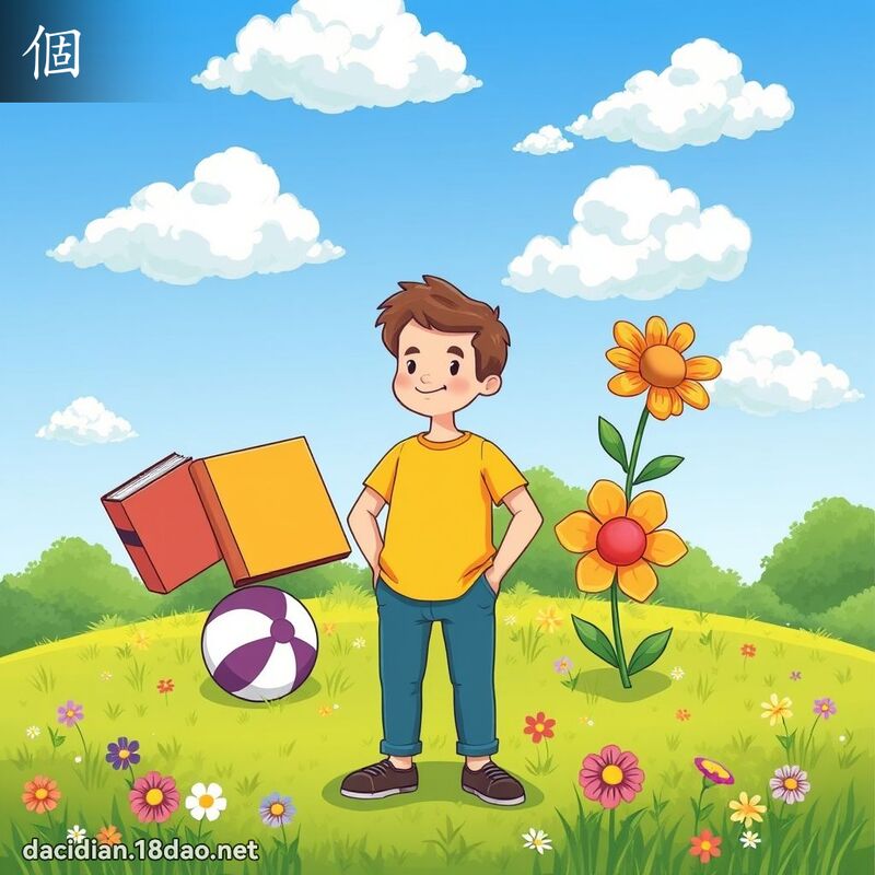 漢字: 個 (多音字)