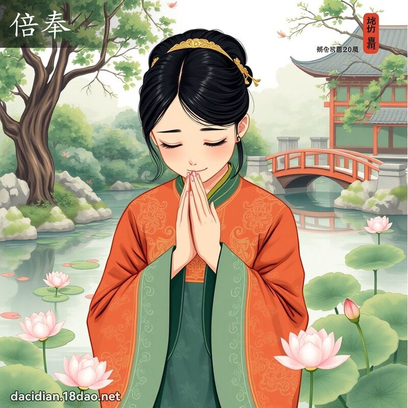 倍奉 - 國語大辭典配圖