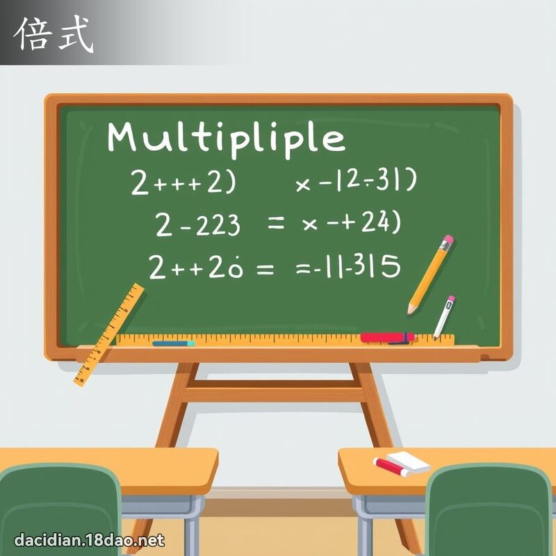 倍式 - 國語大辭典配圖