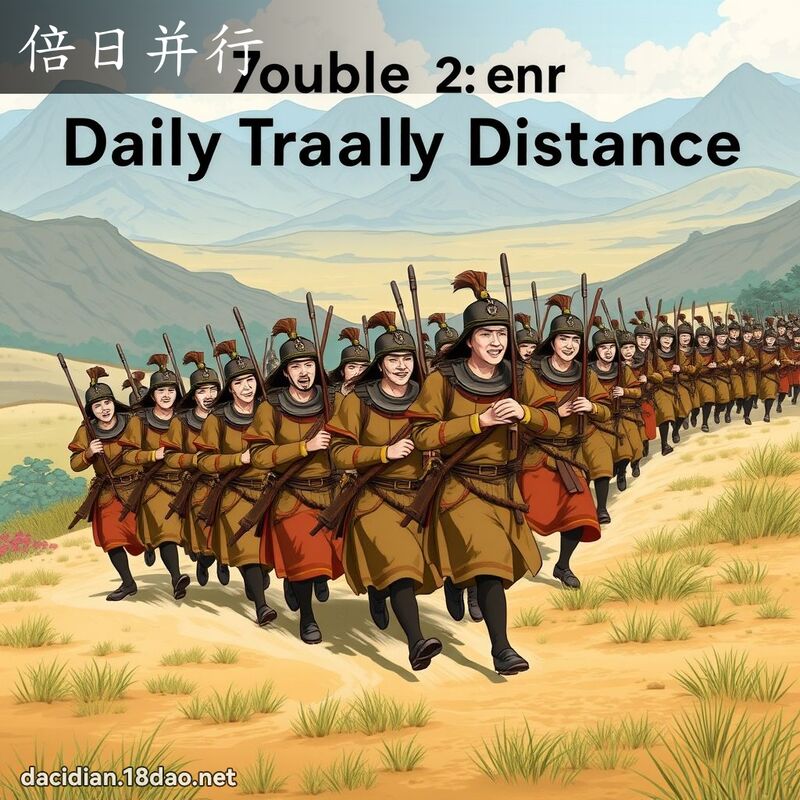 倍日并行 - 國語大辭典配圖