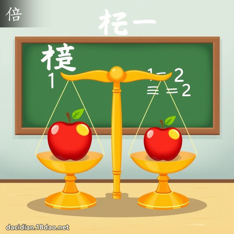 倍 - 国语大辞典配图