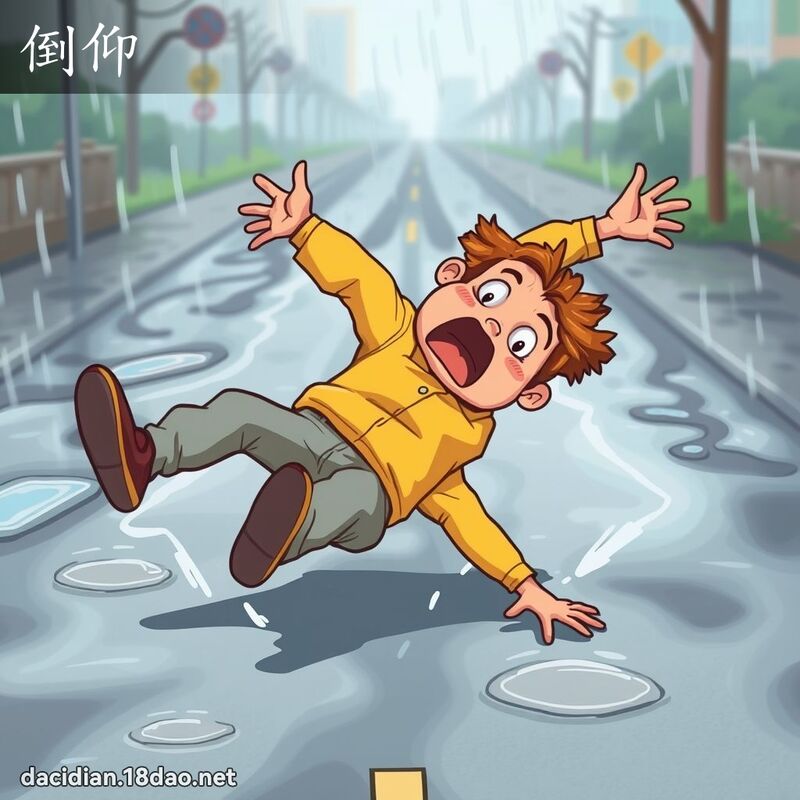 倒仰 - 國語大辭典配圖