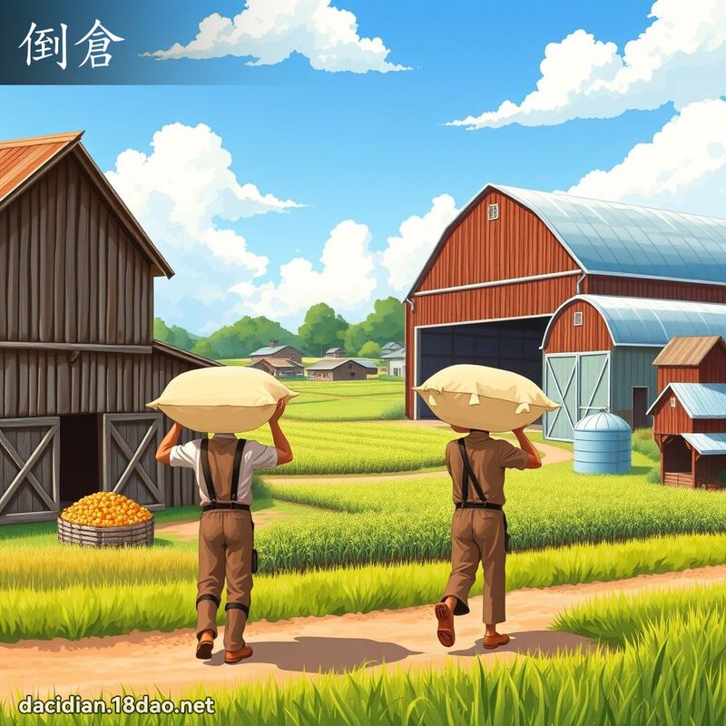 倒倉 - 國語大辭典配圖
