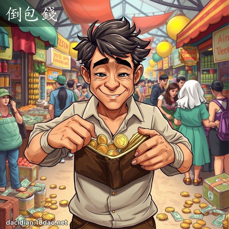 倒包錢 - 國語大辭典配圖