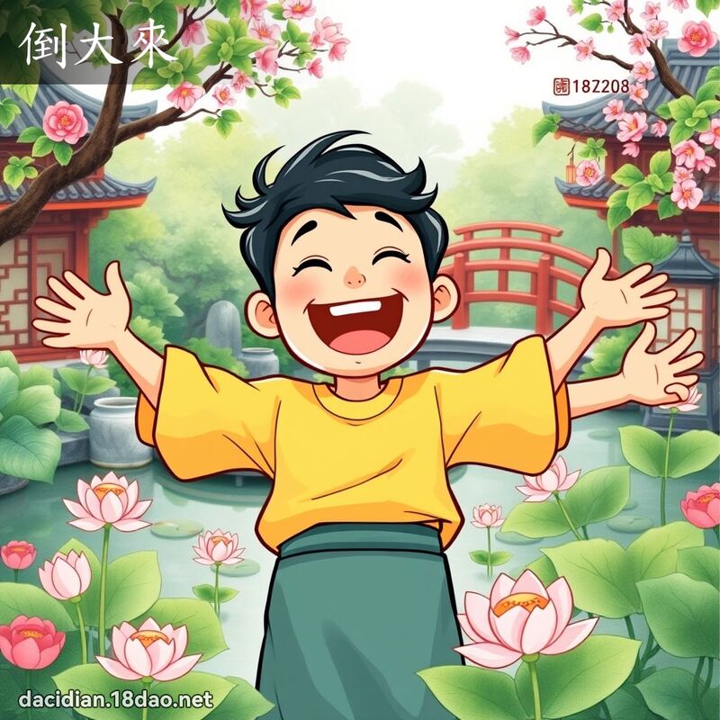倒大来 - 国语大辞典配图