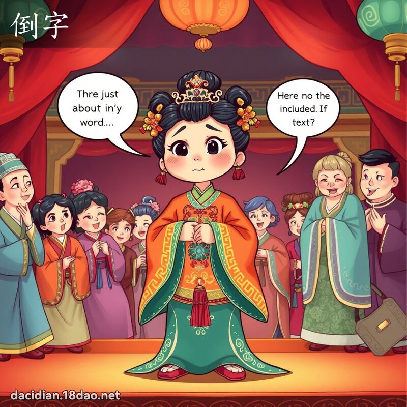 倒字 - 國語大辭典配圖