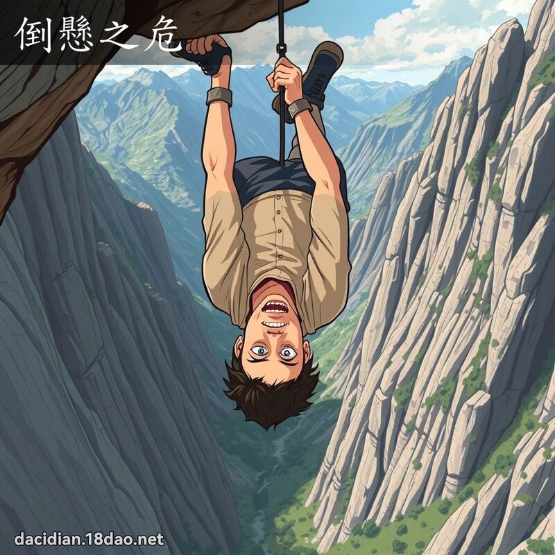 倒懸之危 - 國語大辭典配圖