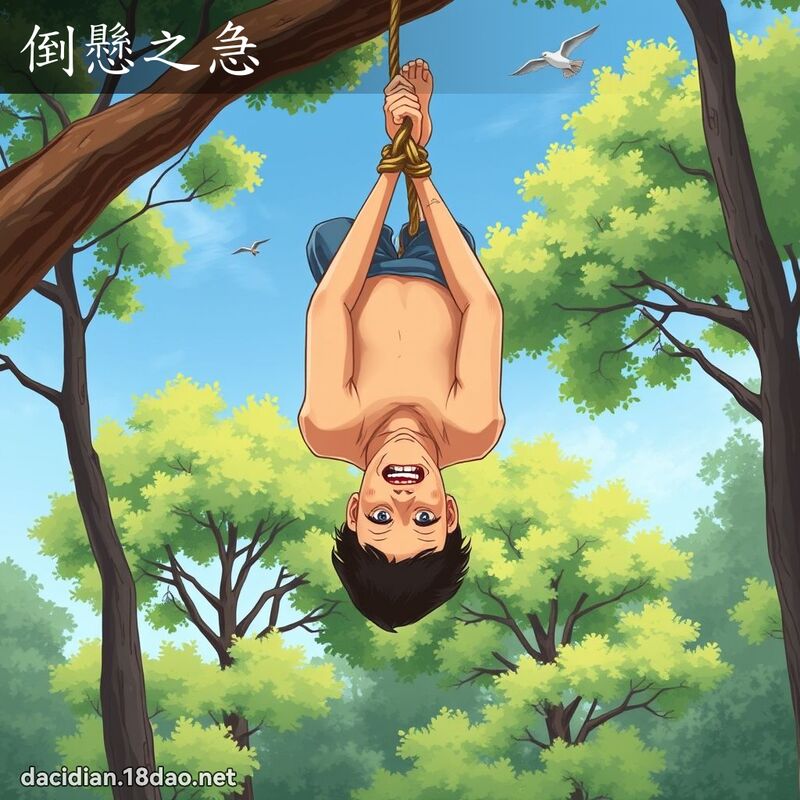 倒懸之急 - 國語大辭典配圖