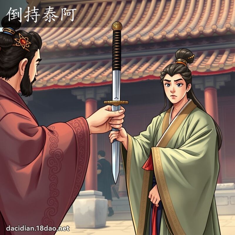 倒持泰阿 - 國語大辭典配圖