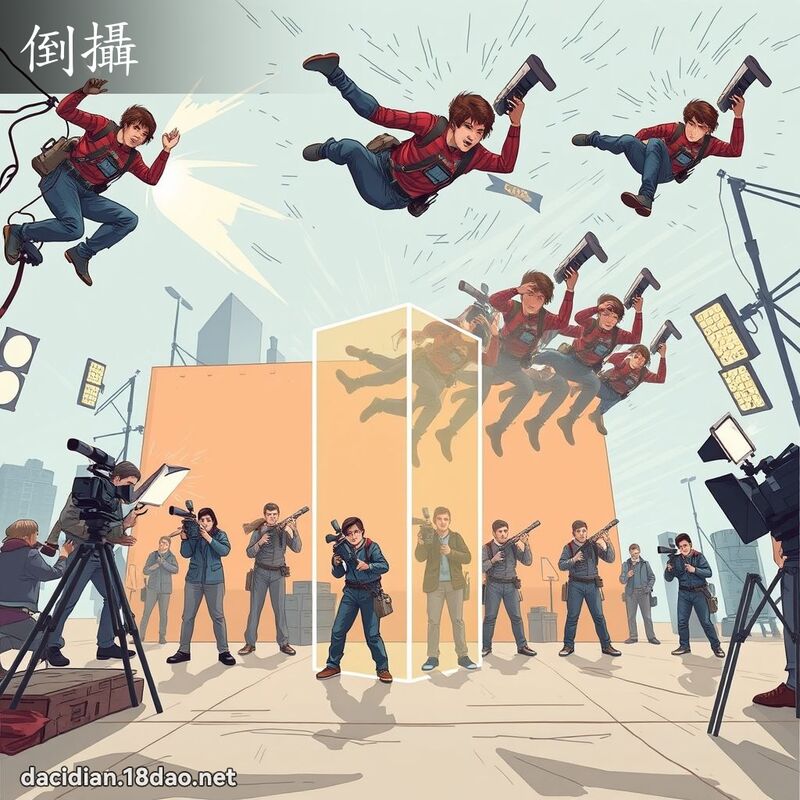 倒摄 - 国语大辞典配图