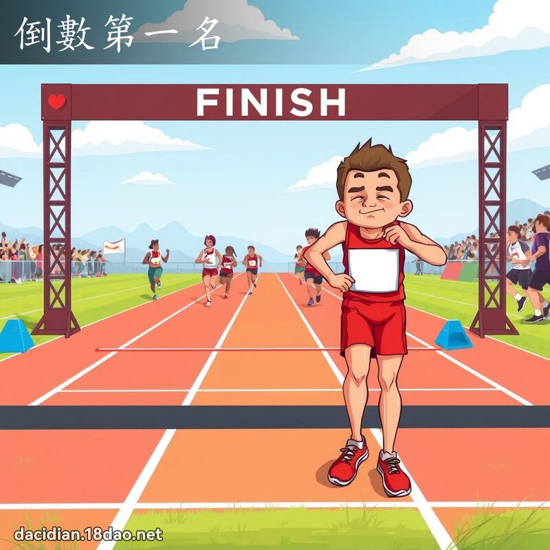 倒數第一名 - 國語大辭典配圖