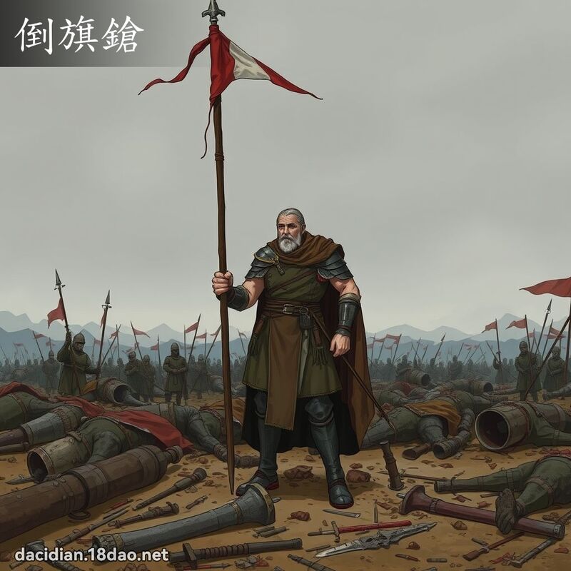 倒旗鎗 - 国语大辞典配图