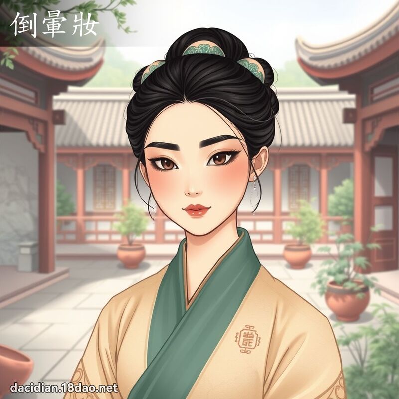 倒晕妆 - 国语大辞典配图