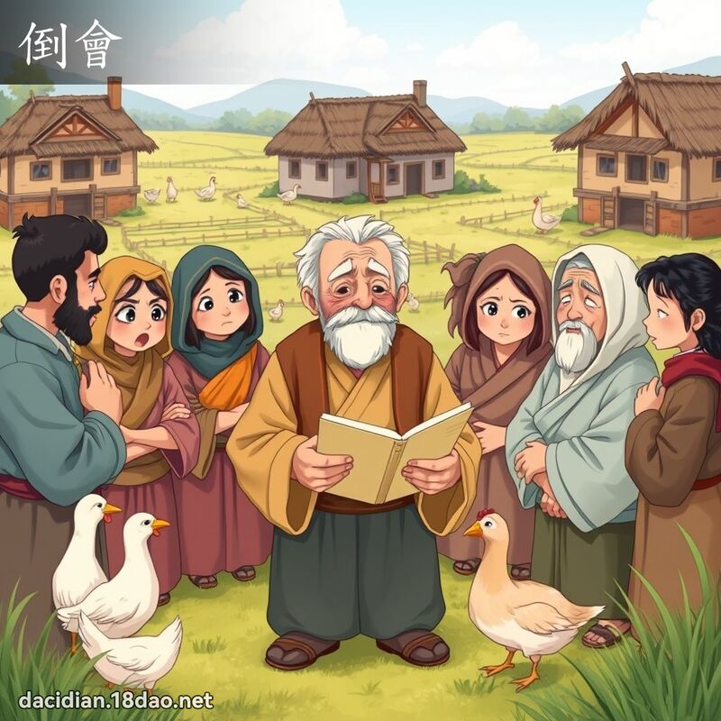 倒會 - 國語大辭典配圖
