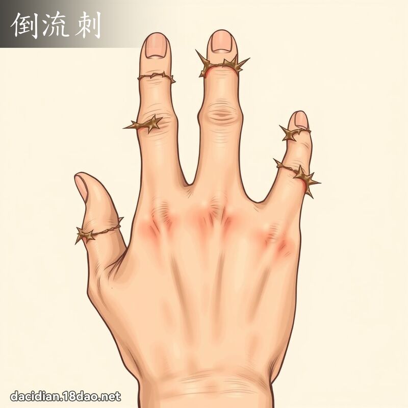 倒流刺 - 國語大辭典配圖