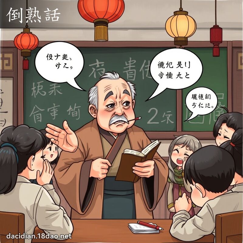 倒熟话 - 国语大辞典配图