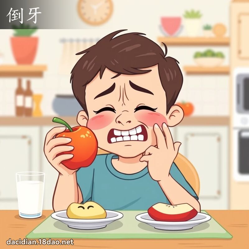 倒牙 - 國語大辭典配圖