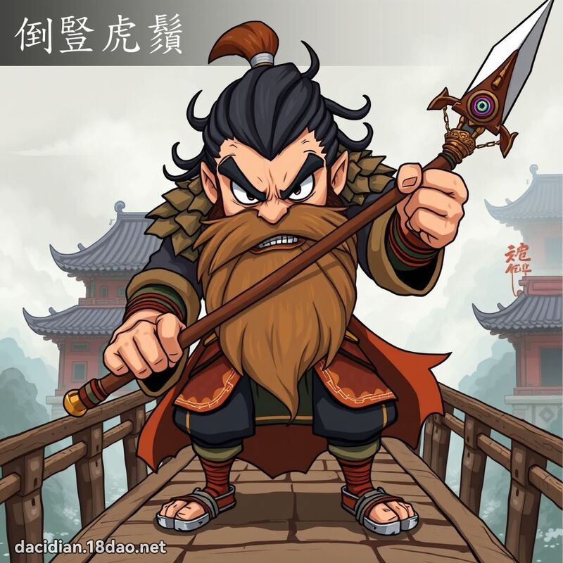 倒豎虎鬚 - 國語大辭典配圖
