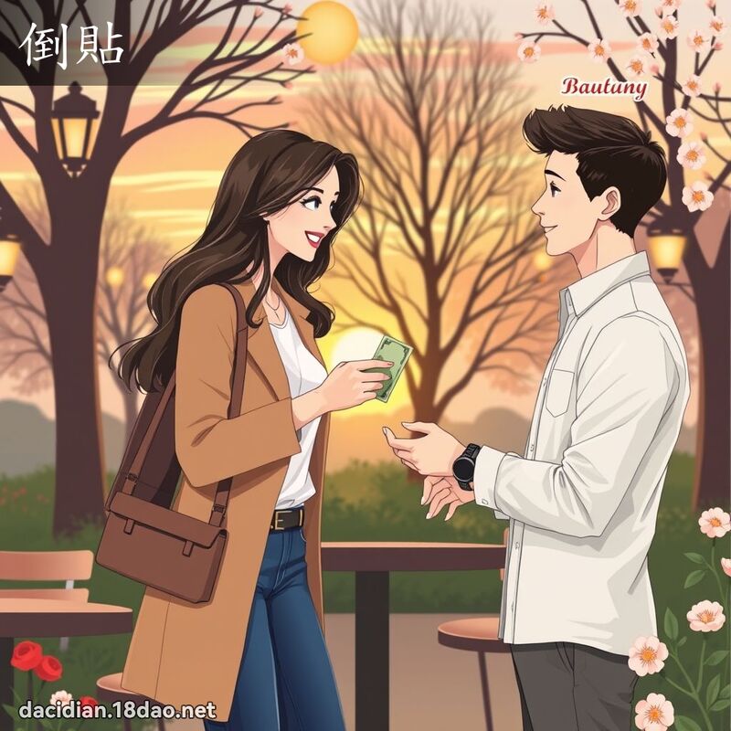 倒貼 - 國語大辭典配圖