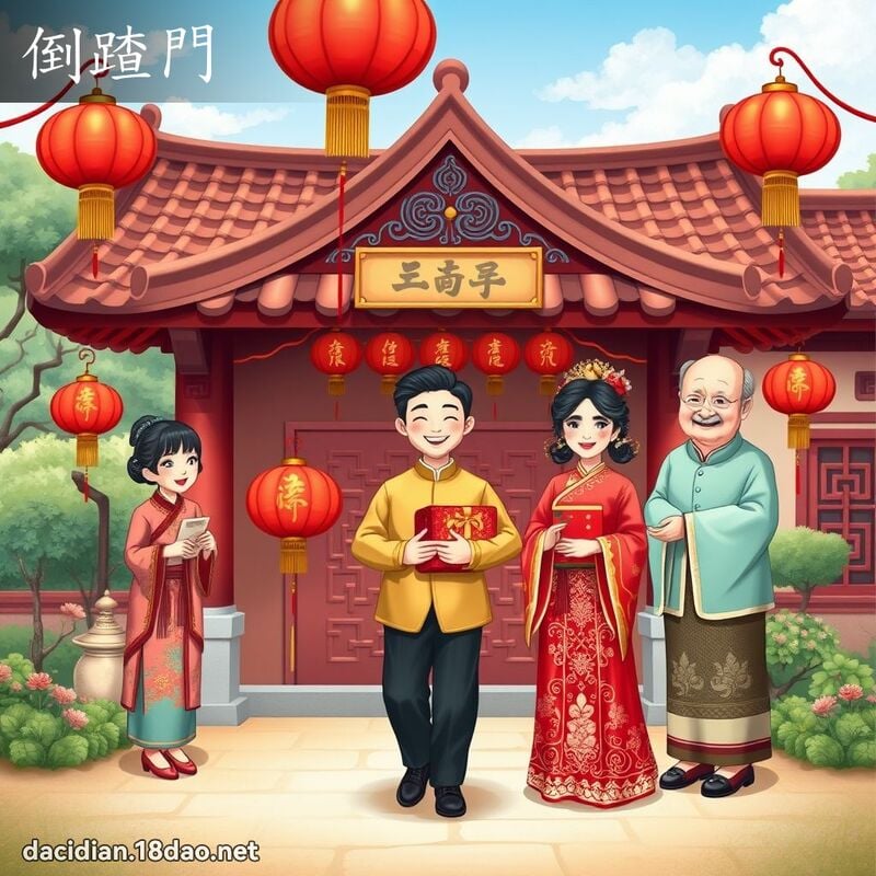 倒蹅門 - 國語大辭典配圖