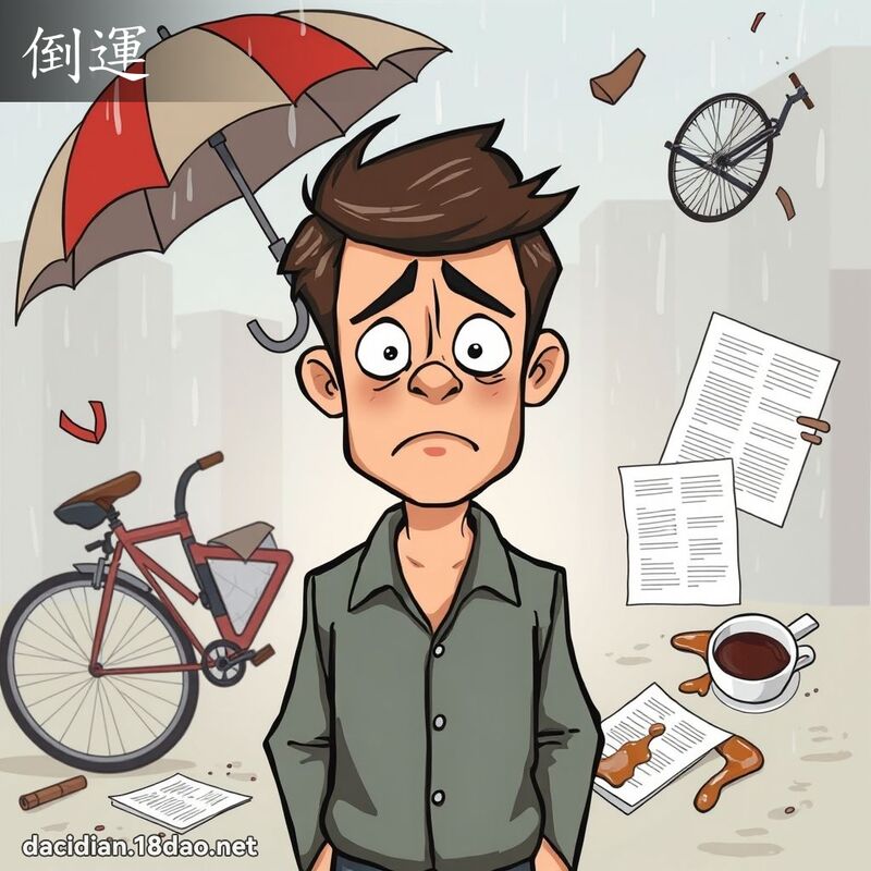 倒運 - 國語大辭典配圖